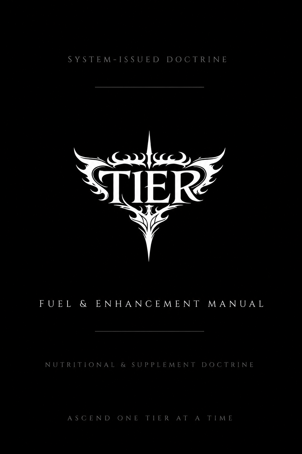 Tier Fuel and Enhancement Manual cover